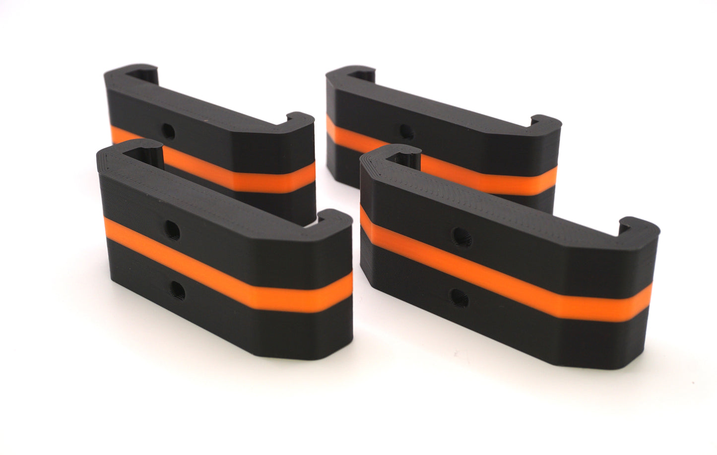 ProteusMounts 18V Battery Holder - Compatible with 18V Ridgid Batteries - 4-Pack - Wall Mount - Made in The USA