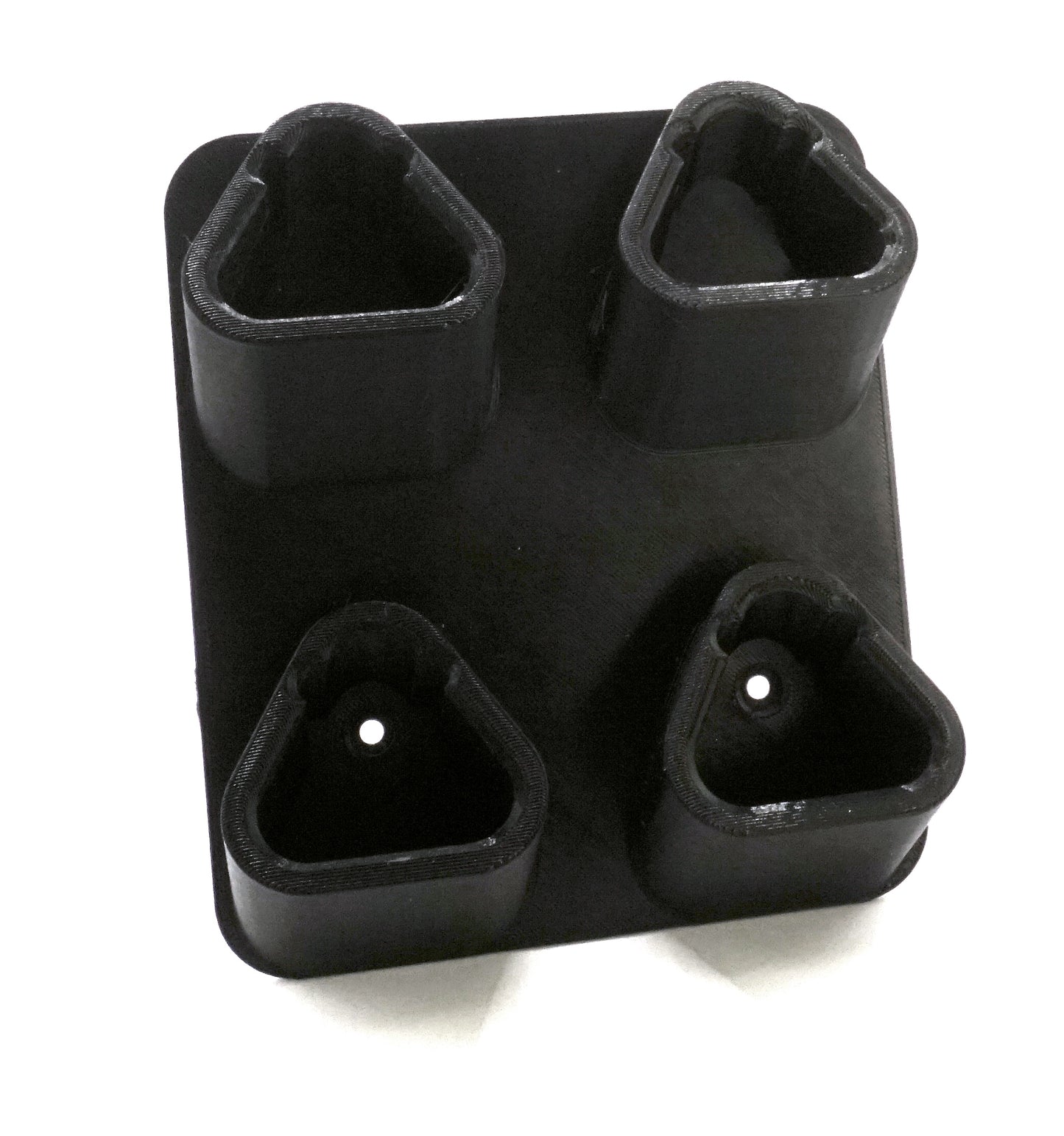 ProteusMounts Battery Holder for Milwaukee M12 - Compatible with Milwaukee 12V Batteries - Holds 2-10 Batteries - Wall Mount - Made in The USA