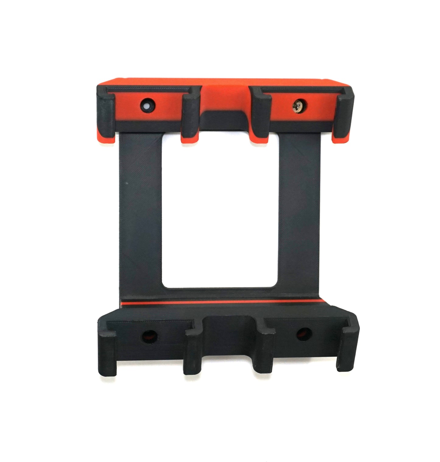 ProteusMounts Battery Holder for Milwaukee M18 - Compatible with Milwaukee 18V Batteries - Holds 4 Batteries - Wall Mount - Made in The USA