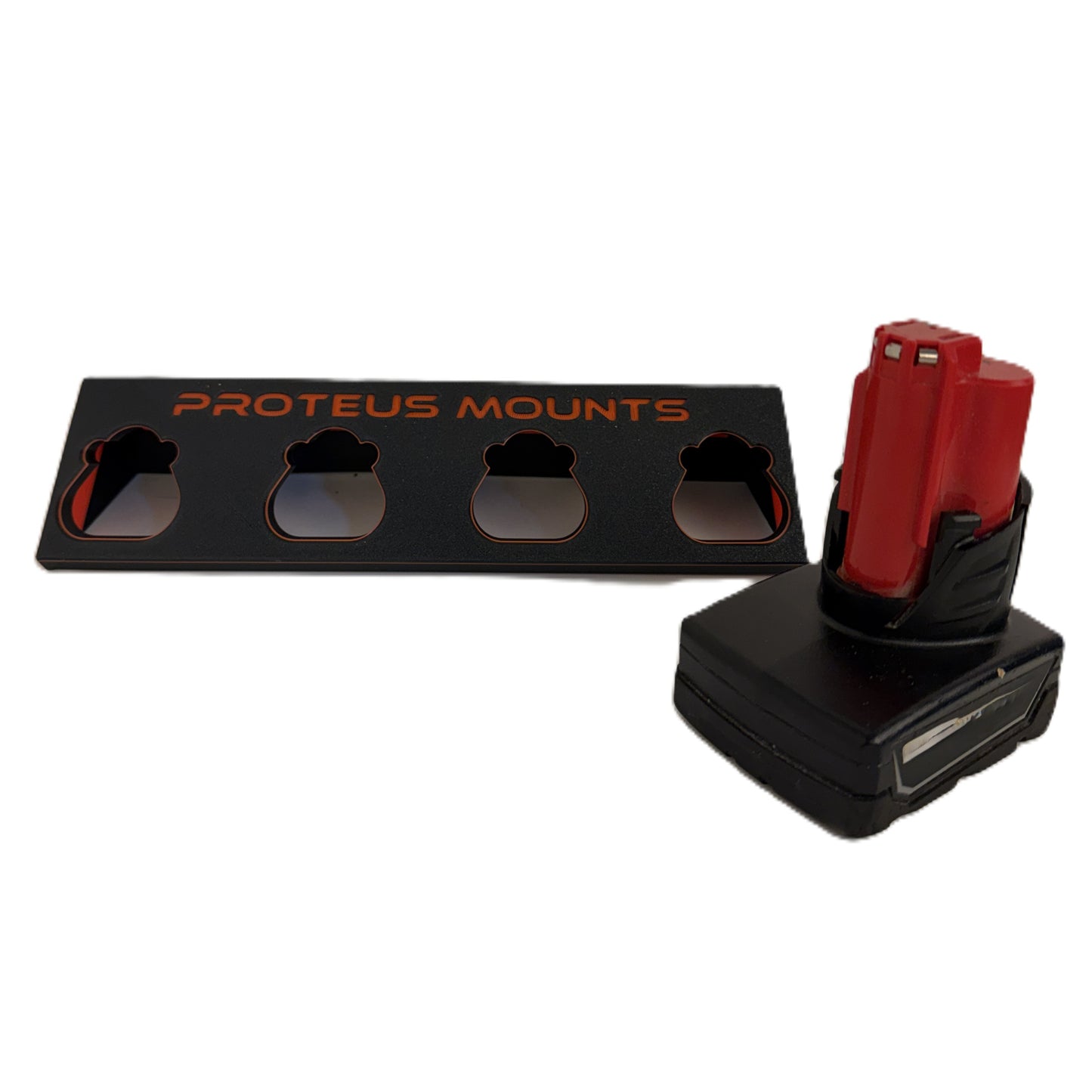 Angled Mount for Milwaukee M12 Batteries