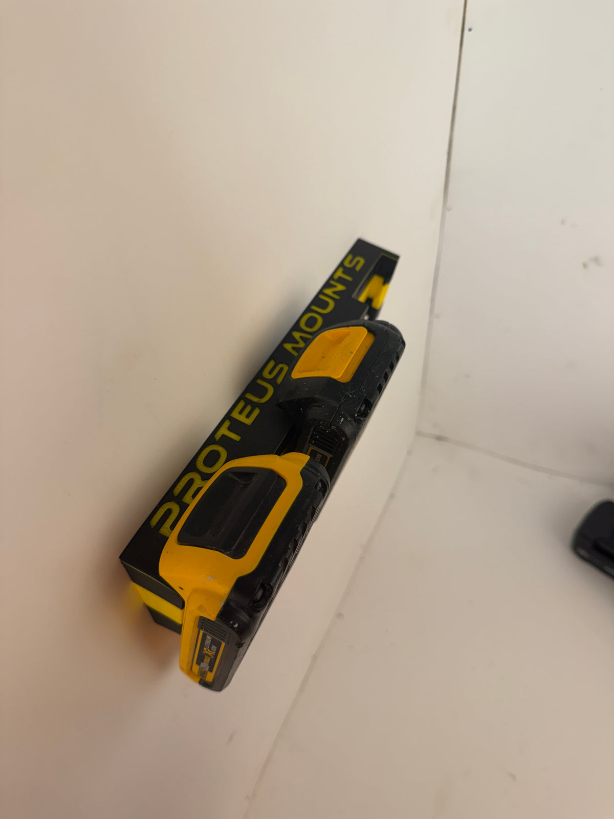 20V & 60V DEWALT Battery Holder – 2 Pack Proteus Mounts Secure-Lock Battery Mounts – Holds Up to 6 Compatible DEWALT 20V or 60V Batteries