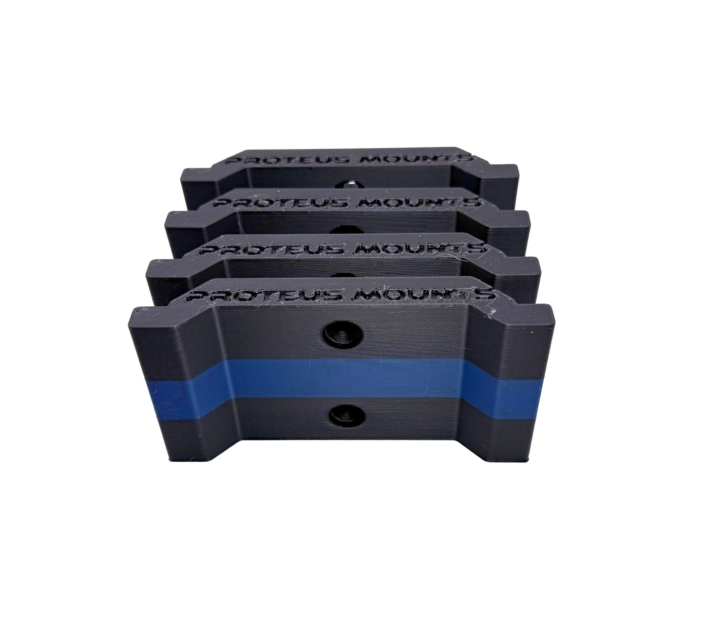 Battery Mounts for Senix 60V – 4-Pack – Wall Mount or Under Shelf Mount – Battery Storage Rack – Made in the USA