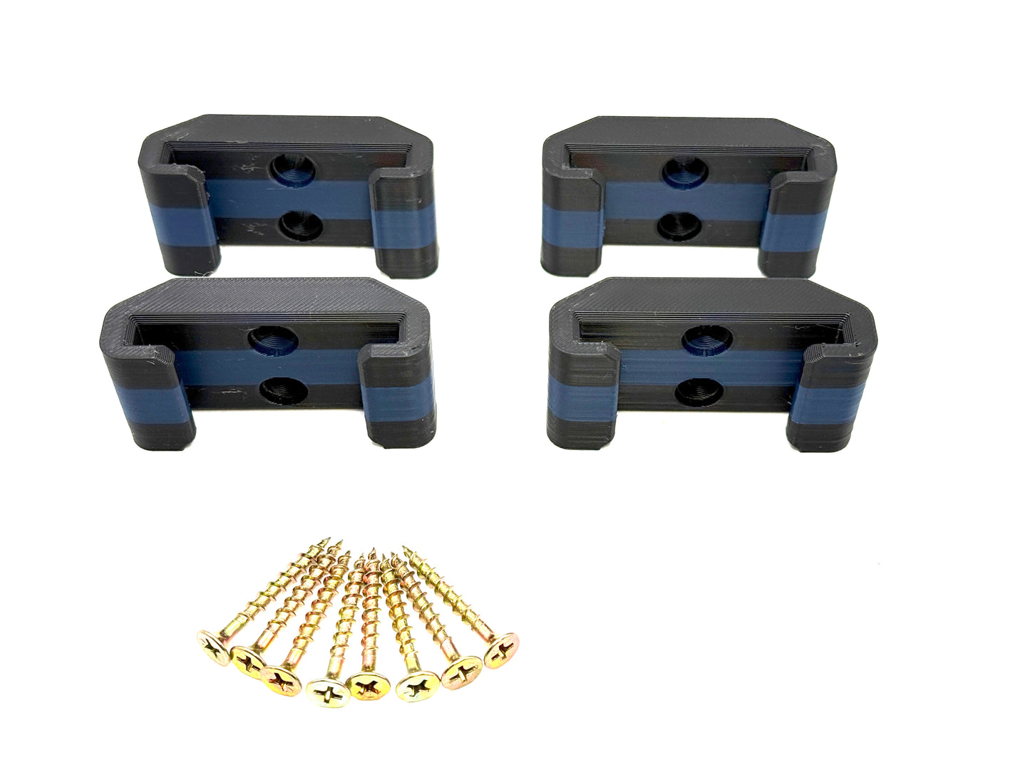 Battery Mounts for Senix 20V - 4-Pack - Wall Mount or Under Shelf Mount - Made in The USA