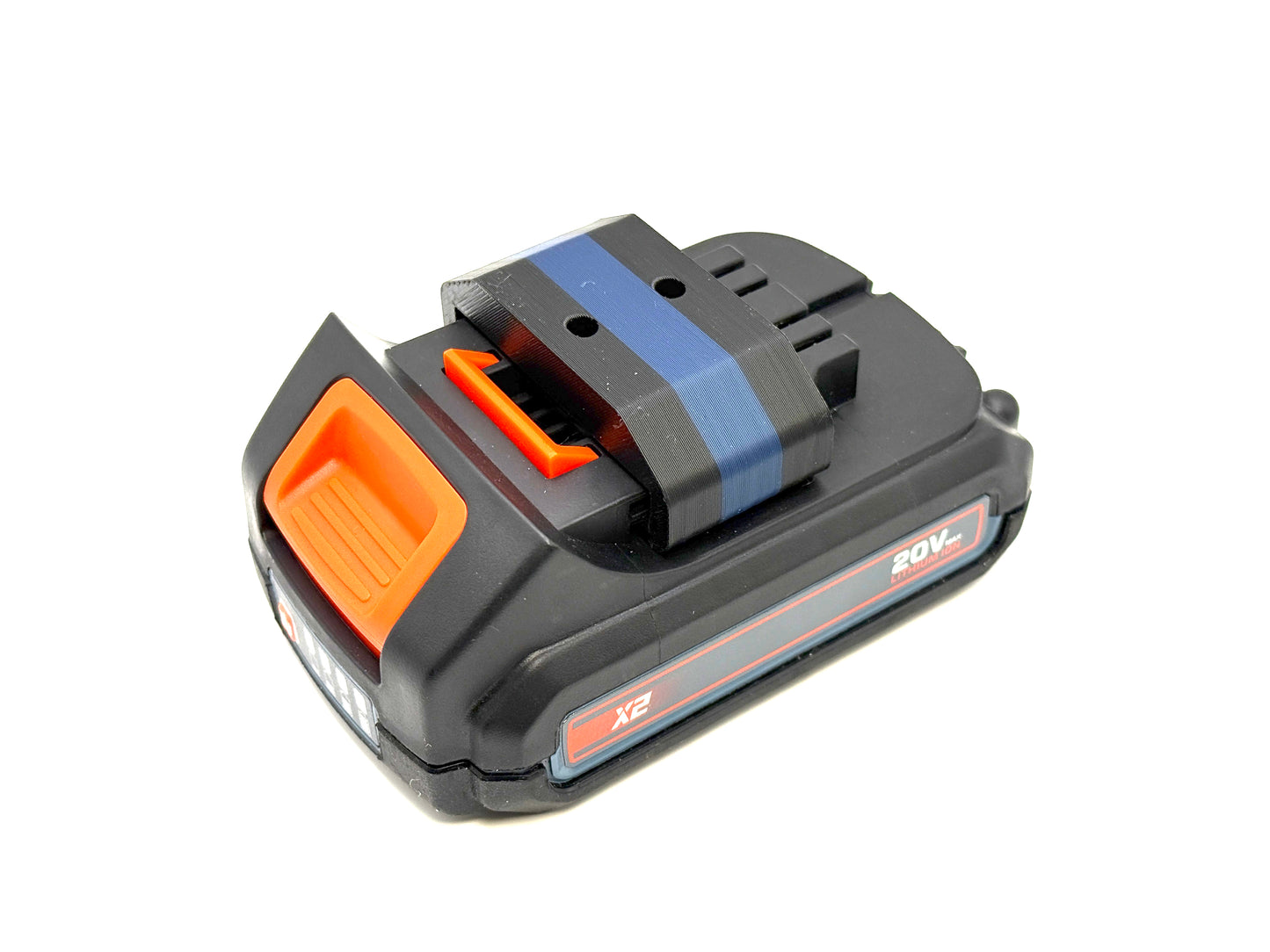 Battery Mounts for Senix 20V - 4-Pack - Wall Mount or Under Shelf Mount - Made in The USA