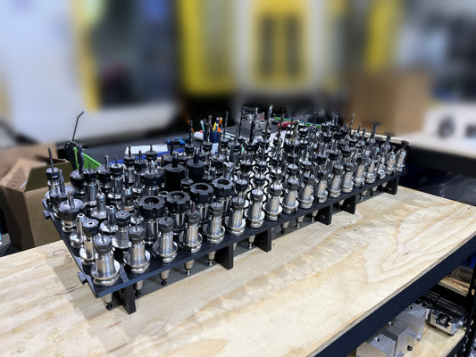 Modular CAT30/CAT40 Tool Rack (Holds up to 36 Tools)